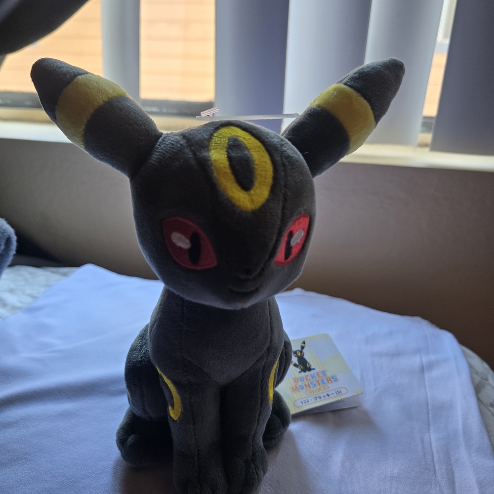 Pokemon Umbreon Black and Yellow Stuffed Animal